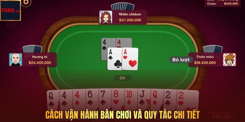 Cách vận hành bàn chơi và quy tắc chi tiết