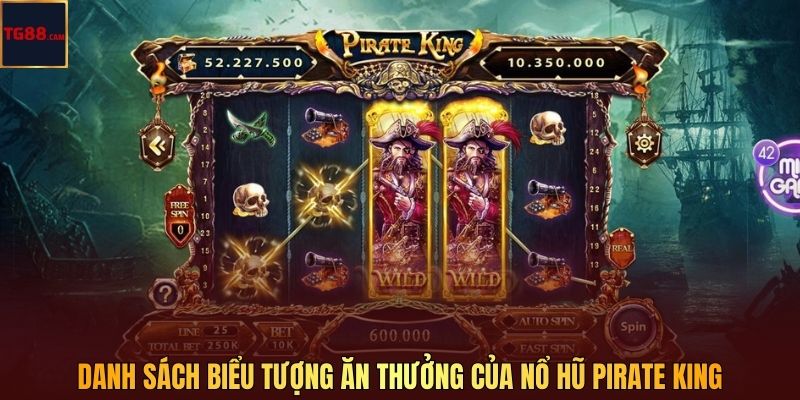 Danh sách biểu tượng ăn thưởng của nổ hũ Pirate King