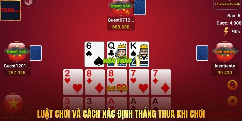 Luật chơi và cách xác định thắng thua khi chơi